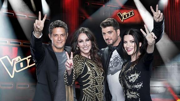 Alejandro Sanz, Malú, Antonio Orozco y Laura Pausini serán los 'coaches' de la tercera temporada de 'La Voz'.