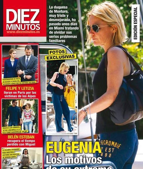 La preocupante delgadez de Eugenia Martínez de Irujo