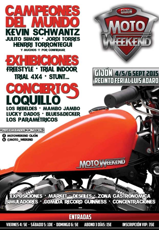 Gijón se convertirá en capital motera los días 4, 5 y 6 de septiembre