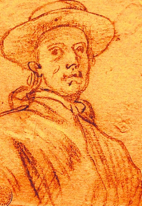 Uno de los dibujos de Carreño Miranda de la última exposición que se hizo en el Año Carreño. 