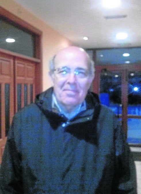 Luis Caballero, ayer.