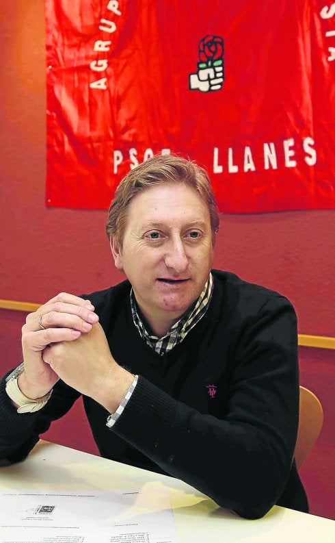 José Manuel Herrero, candidato del PSOE a la Alcaldía de Llanes.