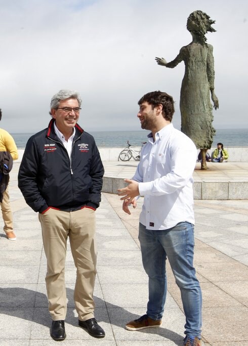 Mariano Marín y Andrés Ruiz, en El Rinconín. 