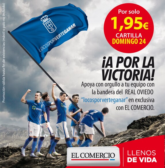 Hazte con tu bandera del Real Oviedo