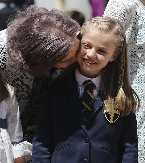 «Estaba muy nerviosa», confiesa la Princesa de Asturias tras recibir la Primera Comunión