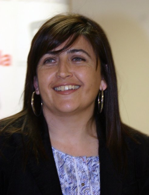 La candidata Pilar Suárez. 