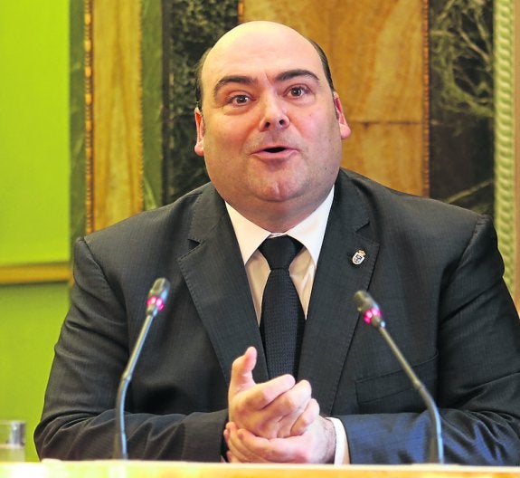 Agustín Iglesias Caunedo, durante su intervención.
