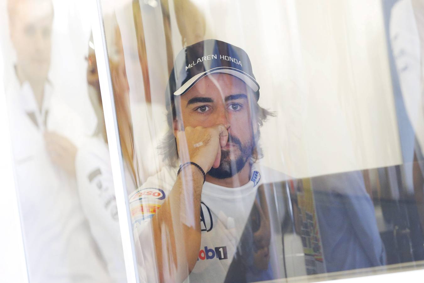 Fernando Alonso, hoy, en Silverstone.