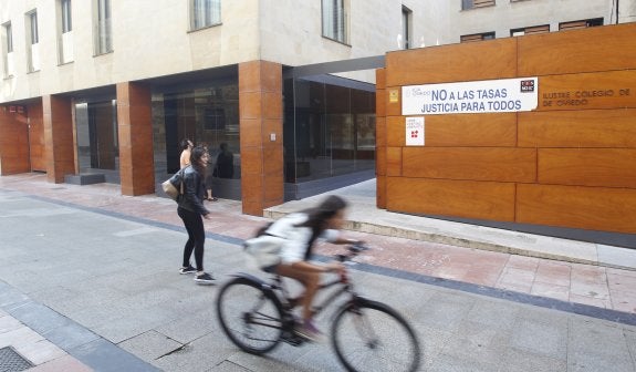 La sede del Colegio de Abogados. 