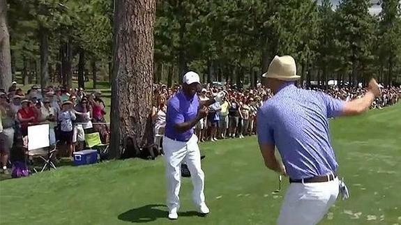 Alfonso Ribeiro repite el baile de Carlton con Justin Timberlake en un campo de golf