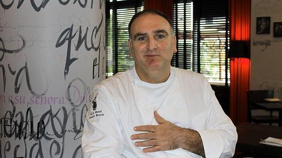 El cocinero asturiano José Andrés.