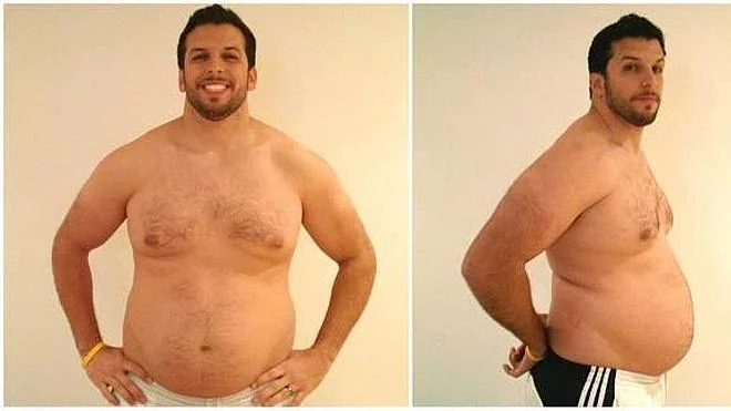 Un entrenador de fitness gana y pierde a propósito 30 kilos en un año