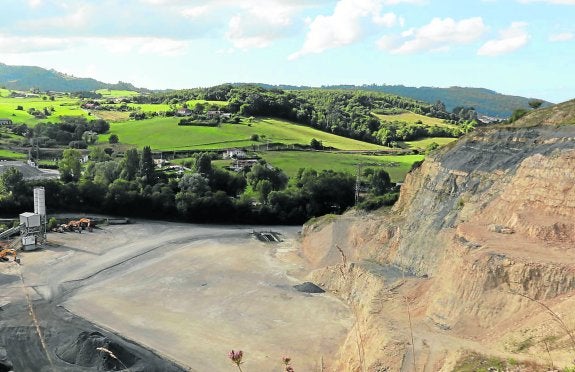 Cantera de Solís donde se proyecta la fundición de cobre. 