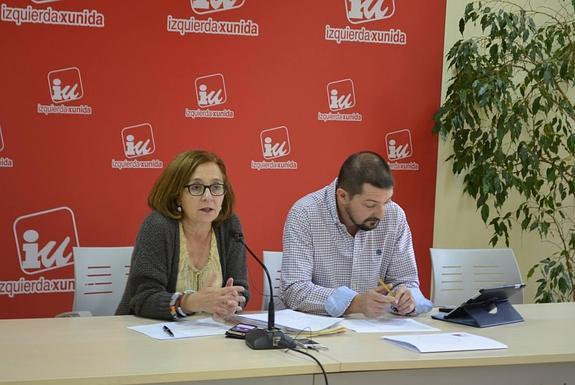 Ana Castaño y Jaime Gareth durante la rueda de prensa. 