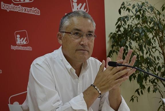 Manuel González Orviz durante una rueda de prensa. 