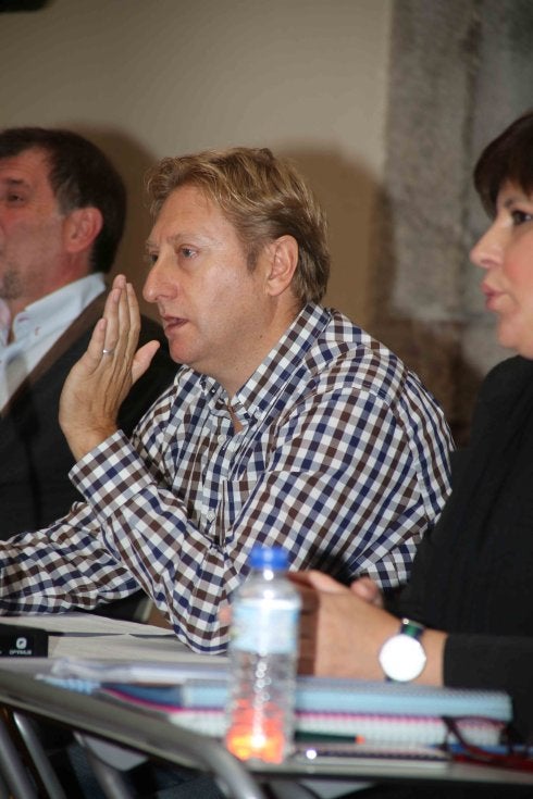 José Herrero, portavoz socialista, en un momento del pleno.