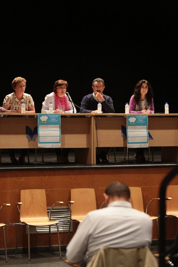 Acto de presentación de la Semana Europea de Trastorno por Déficit de Atención, ayer en Avilés. 