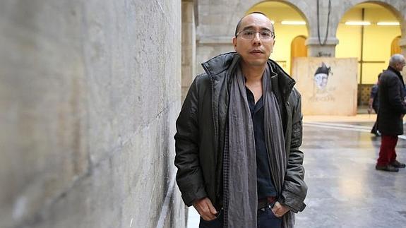 Apichatpong Weerasethakul, ayer en el CCAI. 