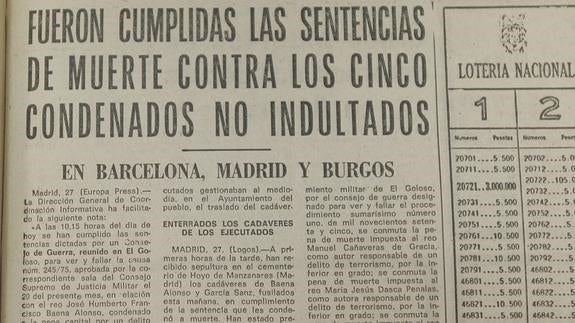 El magistrado Aznárez niega responsabilidad en los últimos fusilamientos del franquismo