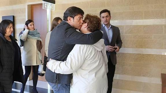 Fernández, Argüelles, Felgueroso, Sariego y Carmen Eva.