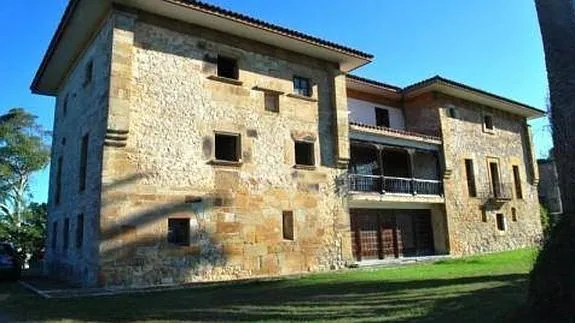 El palacio de Sebreño, en Ribadesella. 
