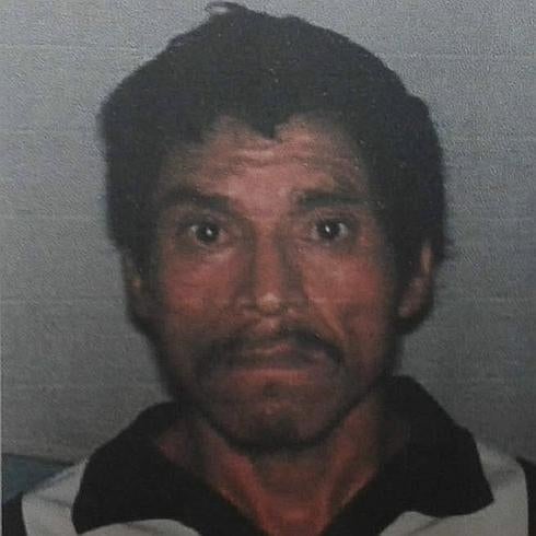 El agresor tras la detención. 