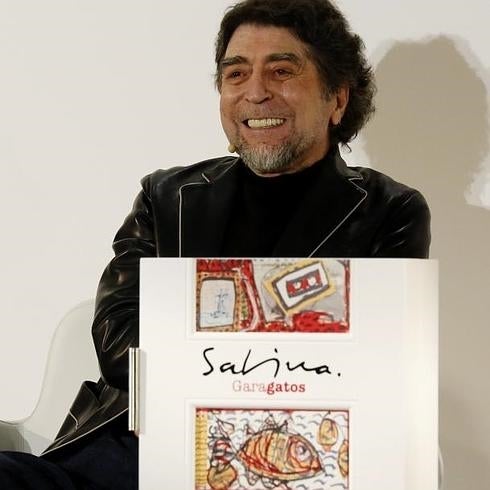 Joaquín Sabina, durante la presentación de su obra.