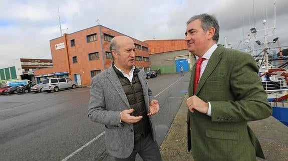 Luis VEnta y Carlos Rodríguez de la Torre, la semana pasada en la rula.