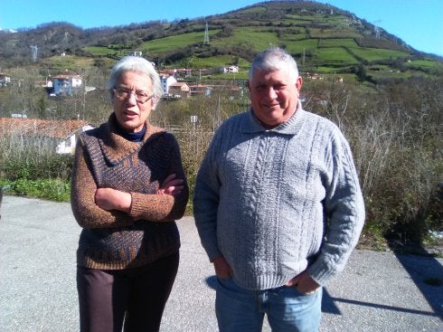 Dolores Martínez, presidenta de los vecinos de Campomanes. 