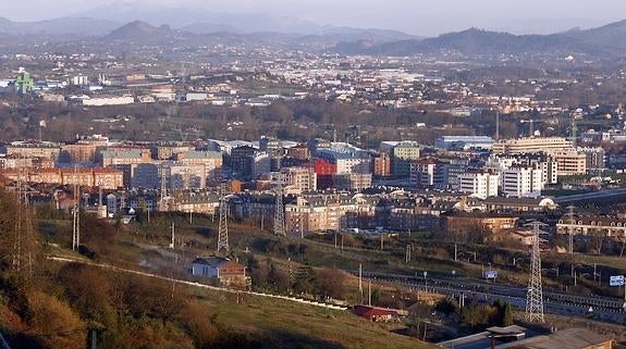 Una vista de La Corredoria, que suma más de 3.500 viviendas de protección. 