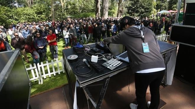 Música electrónica en la naturaleza