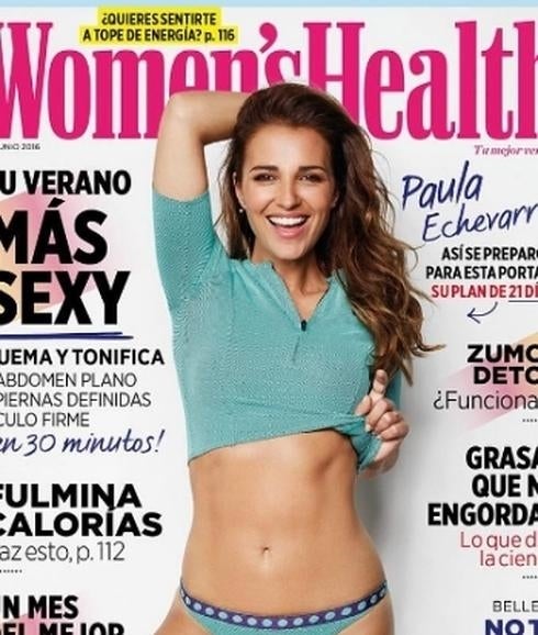 Paula Echevarría, espectacular en la portada de Women's Health