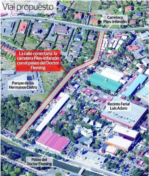 La Cámara quiere abrir el recinto ferial hacia el parque de los Hermanos Castro