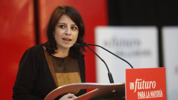 Adriana Lastra considera fundamental tener un Gobierno comprometido con esta obra.