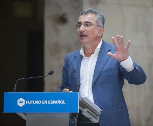 Fermín Rodríguez, durante su ponencia. 