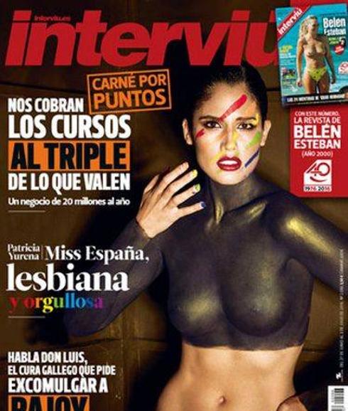 Patricia Yunera en la portada de Interviú.