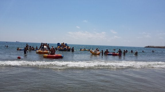 Los juegos estarán situados a una profundidad de 50 centímetros y se ubicarán en las inmediaciones de Talasoponiente. 