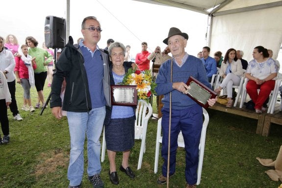 José Antonio García, Esperanza Blanco y Fidel Cuenco 