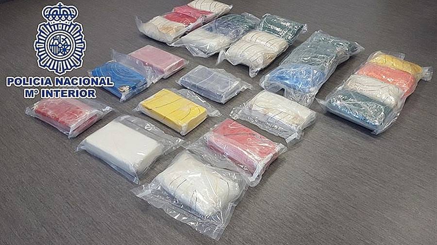 La Policía Nacional incauta en Lisboa 30 kilos de cocaína que se iban a vender en Asturias