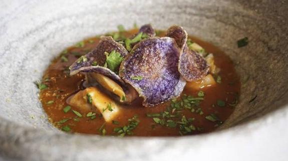 Bloody Mary, galanga, lima y berberechos