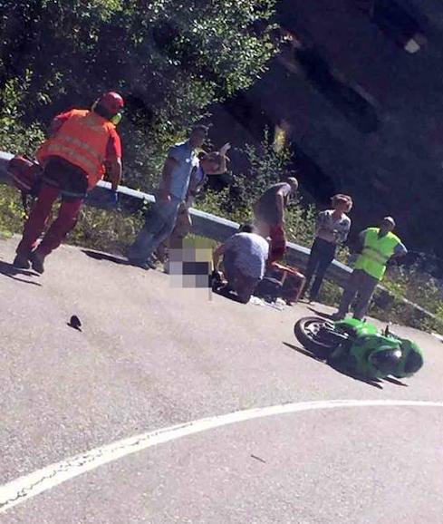 Fallece un motorista en Quirós