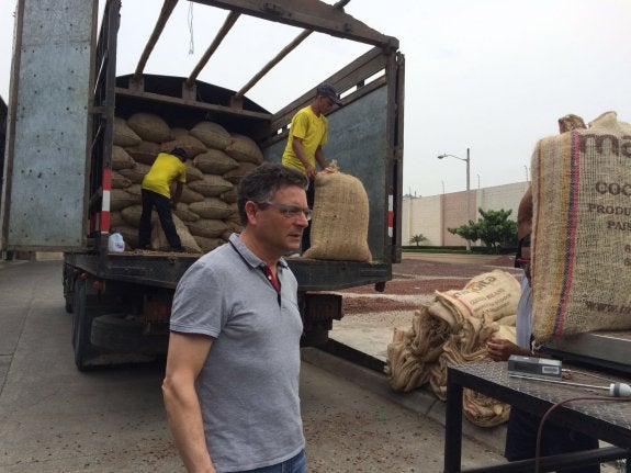 Carlos Javier Serrano fue voluntario en Ecuador. 