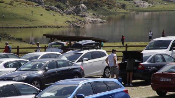 Concentración de vehículos en los Lagos. 