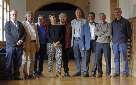 Los organizadores de la Noche Lunática. 