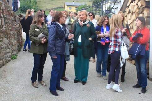 Mercedes Fernández, en Cangas del Narcea. 