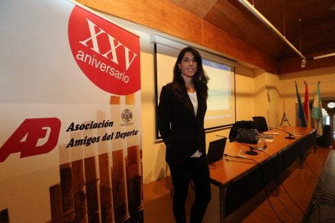 Carlota Castrejana, en Avilés. 