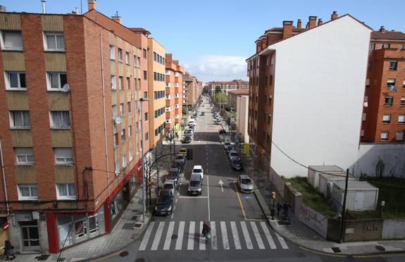 Calle Río de Oro, donde los vecinos quieren un bulevar.  