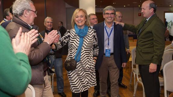 Mariano Marín y Mercedes Fernández, en el congreso ahora ratificado por la Audiencia.