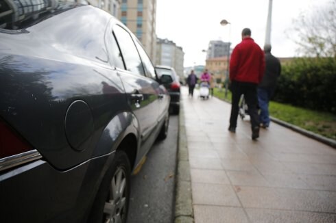 Una de las calles felguerinas donde han robado gasolina. 