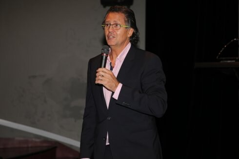 Carlos Marqueríe Tamayo, durante su conferencia. 